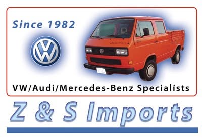 Z & S Imports, since 1982: VW/Audi/Mercedes-Benz Specialists (home)
