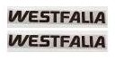 Vanagon Westfalia Decals Pair (BLACK)