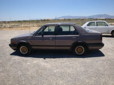 Brown VW Jetta
