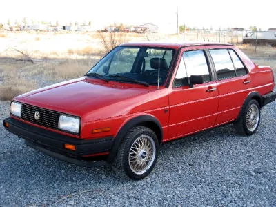Red VW Jetta